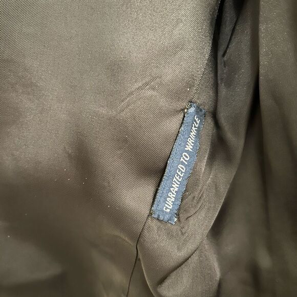 Vintage Ralph Lauren Blue Label Linen Cropped Blazer in Navy, Size M/L - Picture 10 of 10